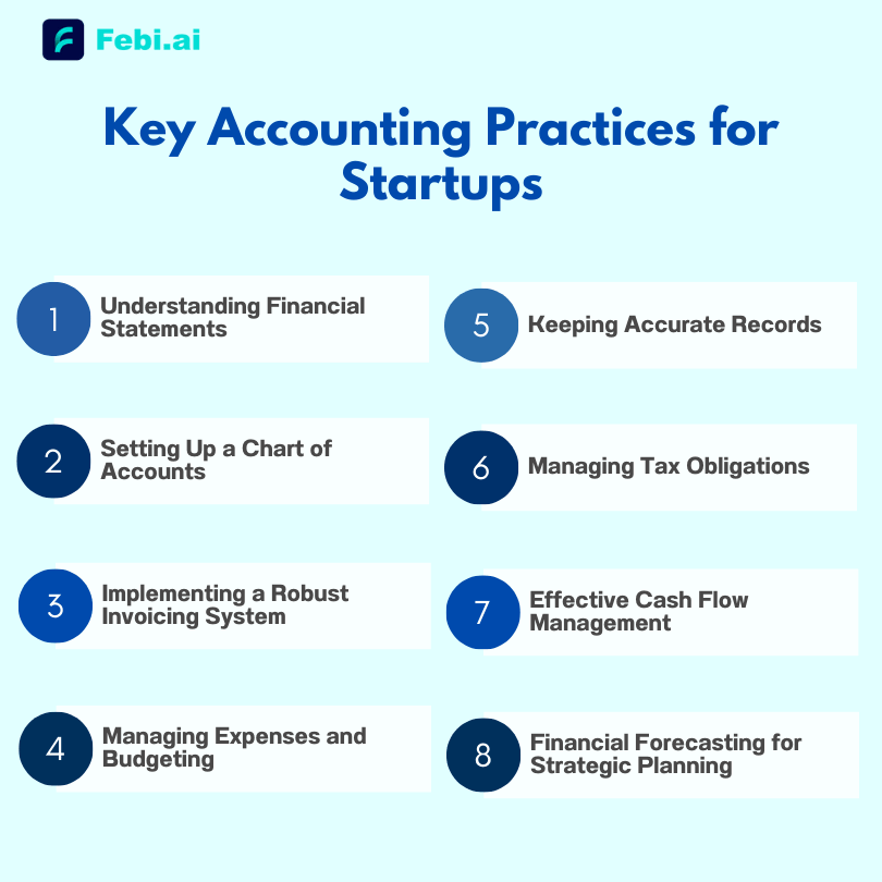 key accounting practices for startups