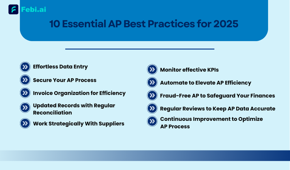 Top 10 AP Best Practices for 2025 to Streamline Accounting Workflow