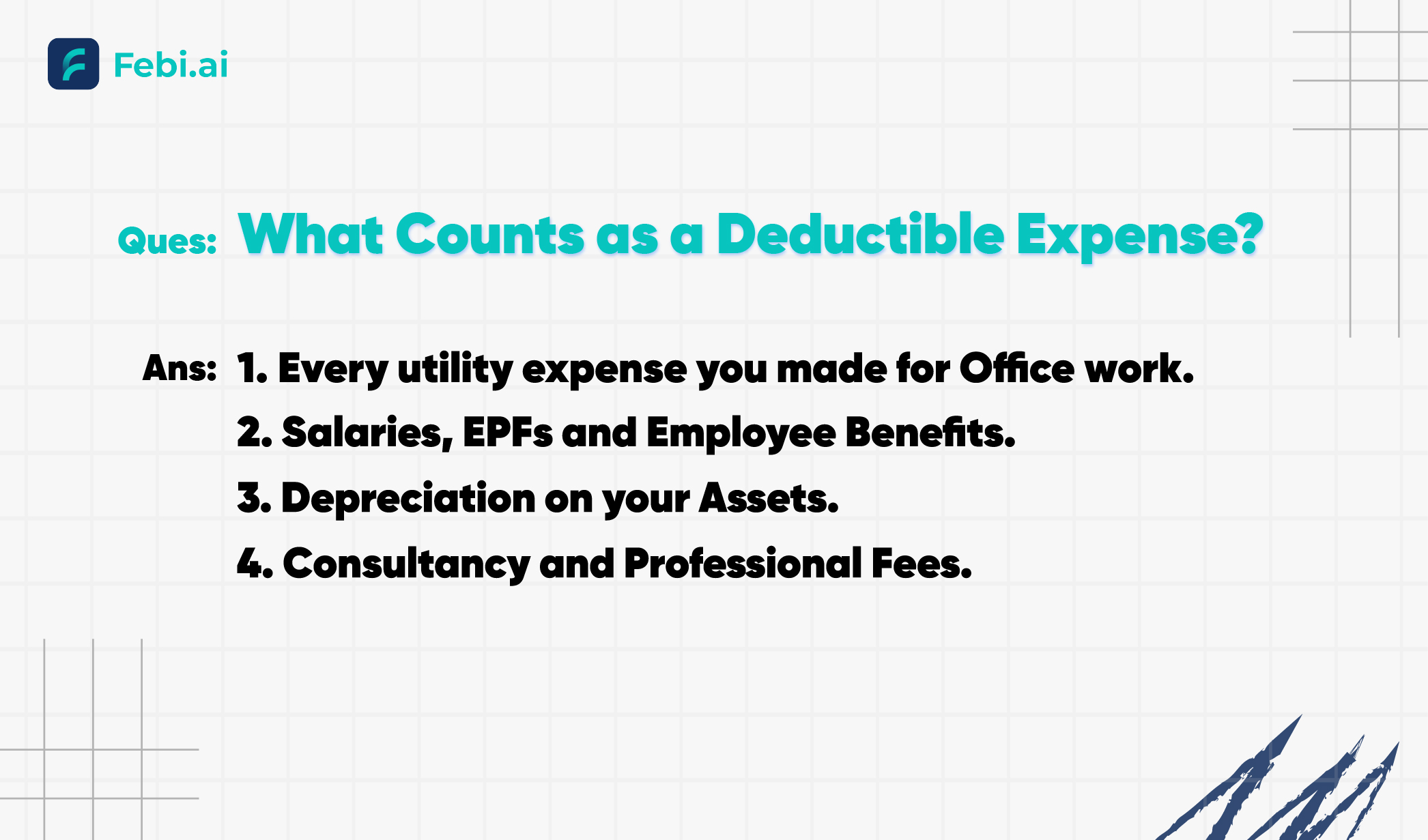 What counts as deductible Expense